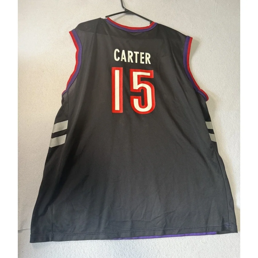 Vintage Champion Vince Carter Toronto Raptors Jersey Mens L Size 44 Retro